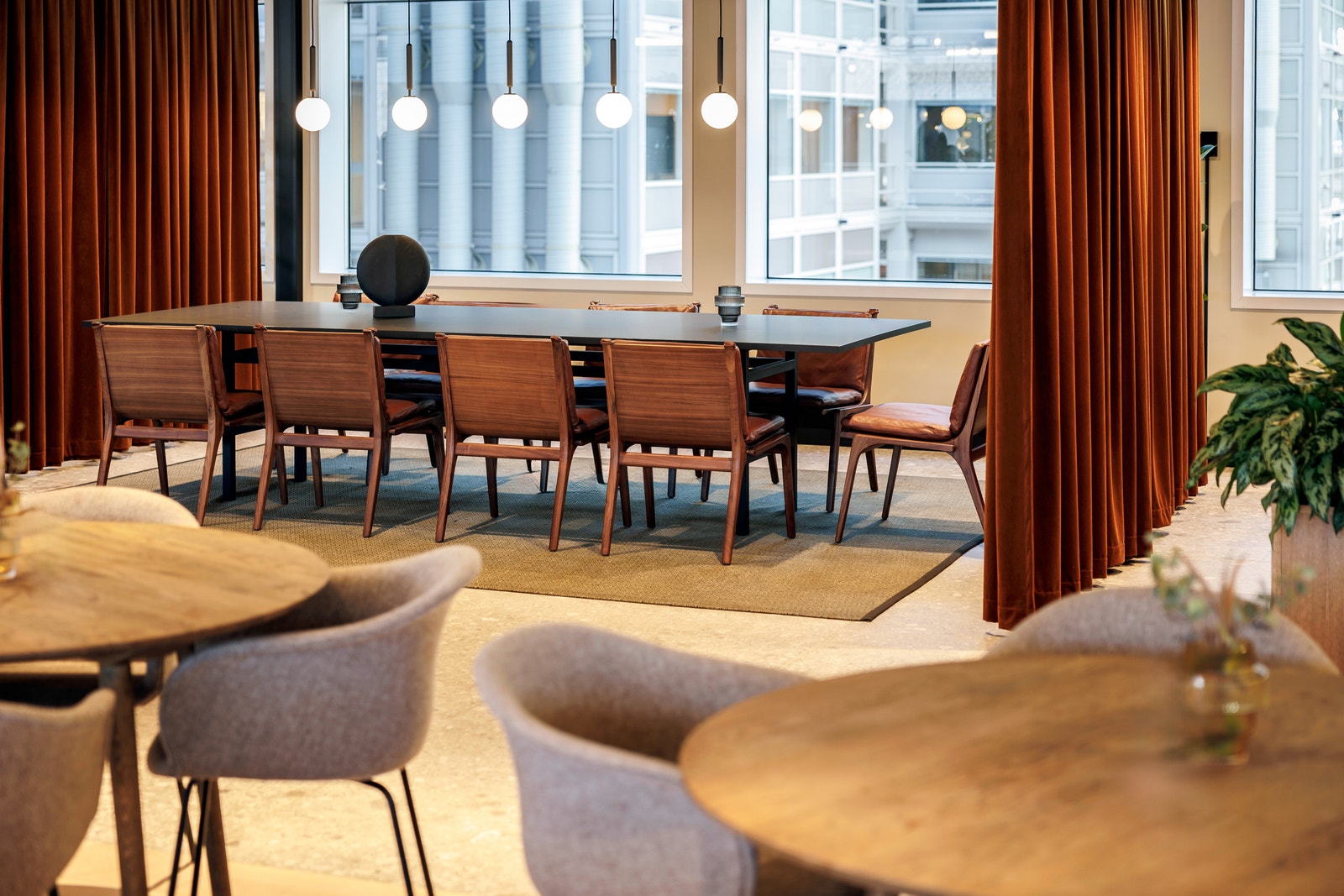 Det er flere sosiale soner tilrettelagt for ulike behov Galleribilde