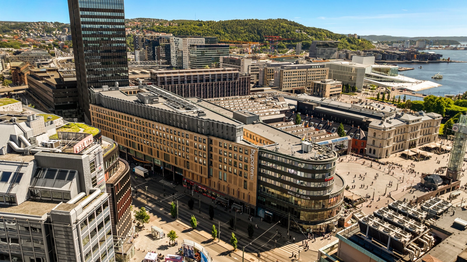 Dronefoto, bedre beliggenhet får du ikke! Galleribilde
