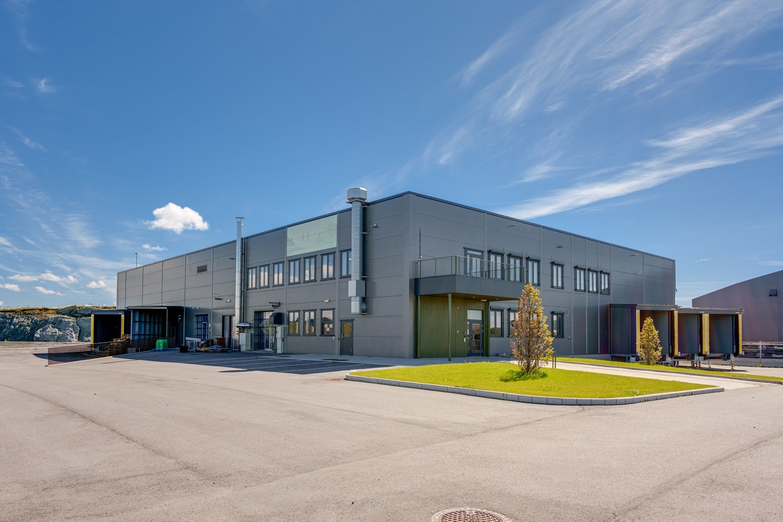 Bygget stod ferdig i 2023 og er bygd for næringsmiddelindustrien Galleribilde