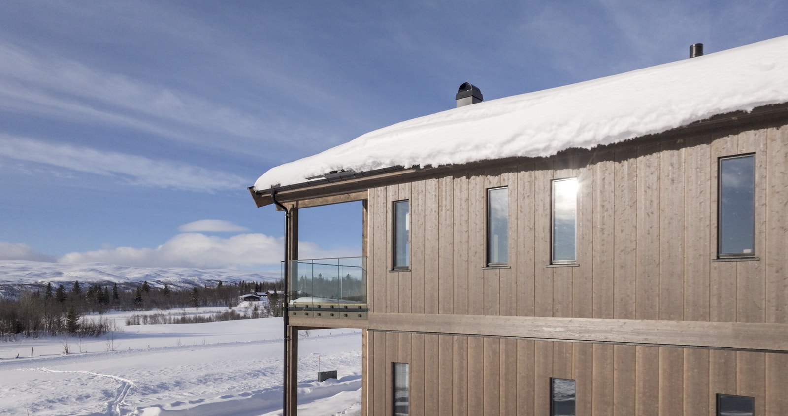 Fantastisk utsikt fra de fleste leilighetene og hyttene Galleribilde