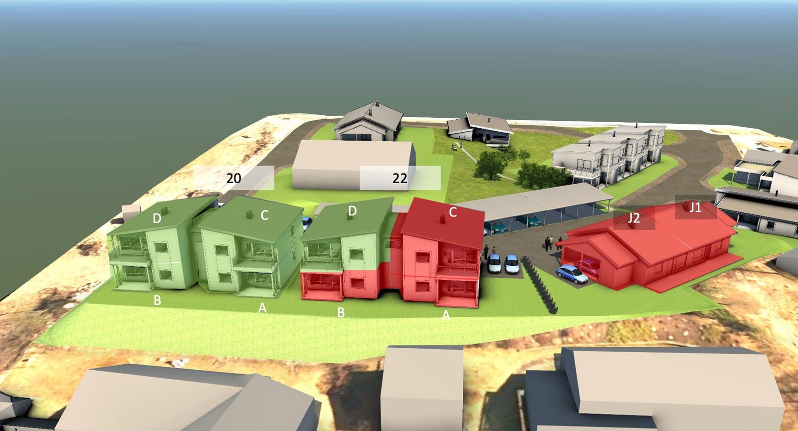 Ledig bolig vist på illustrasjonen Galleribilde