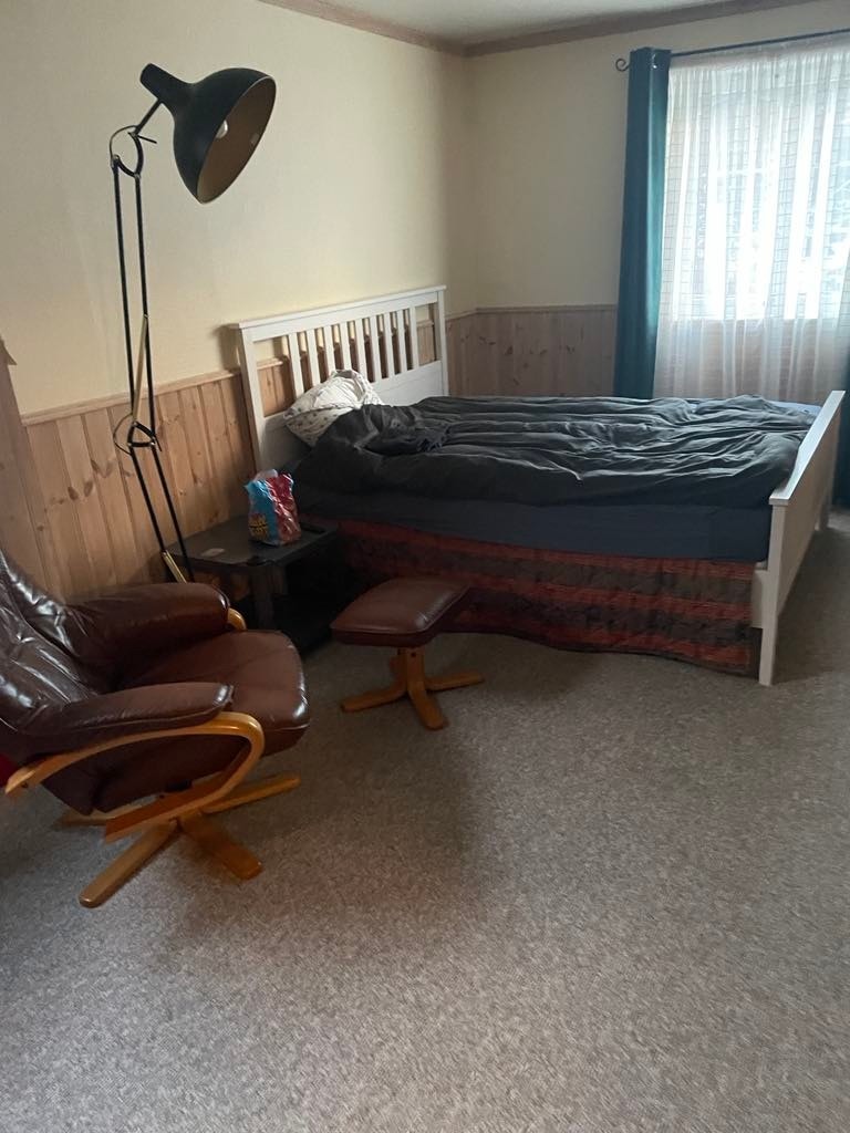 Kjellerstua benyttes i dag som et fjerde soverom. Galleribilde