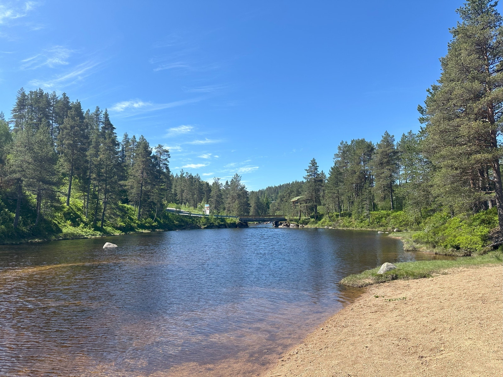 Badestrand ved Sageneset. Galleribilde