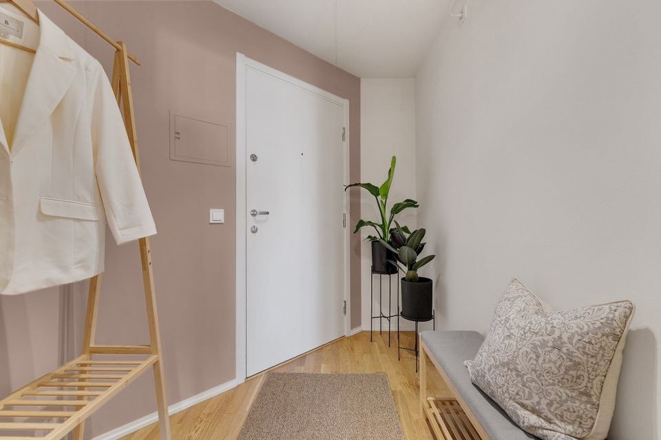 Inngangsparti, vil være anderledes møblert ved overtagelse. Galleribilde