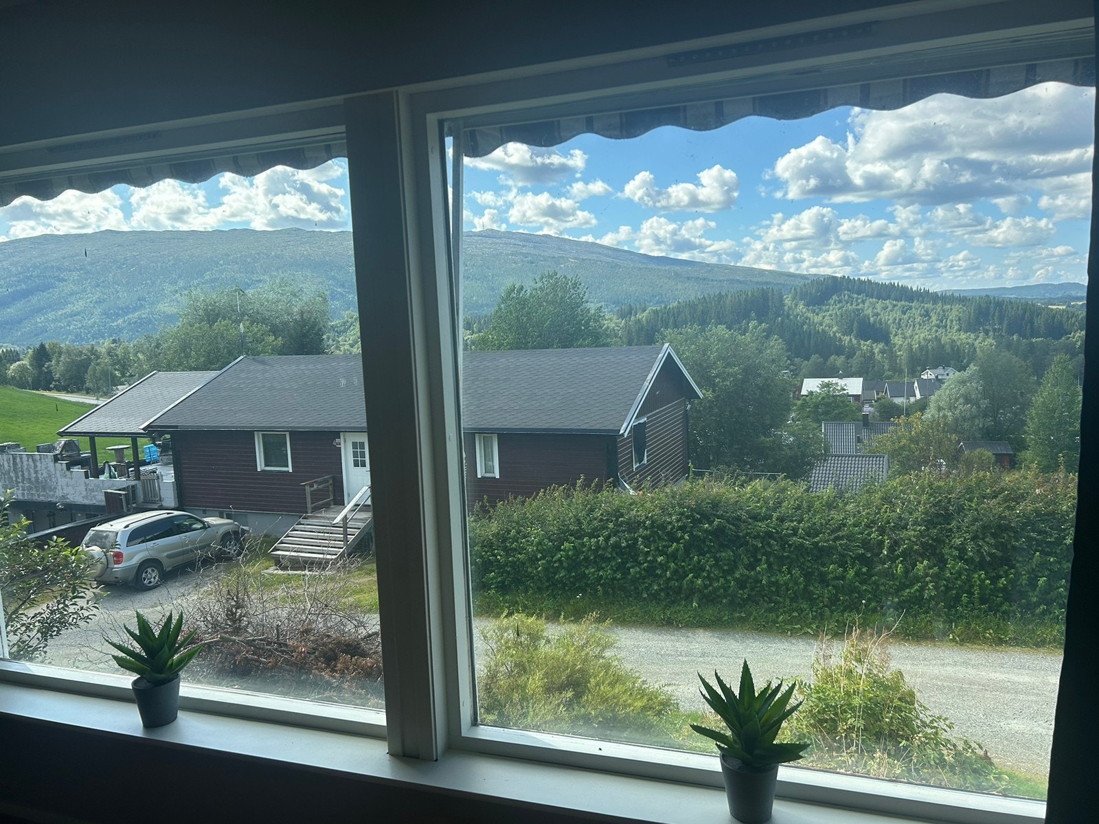 Utsikt fra tv stue Galleribilde