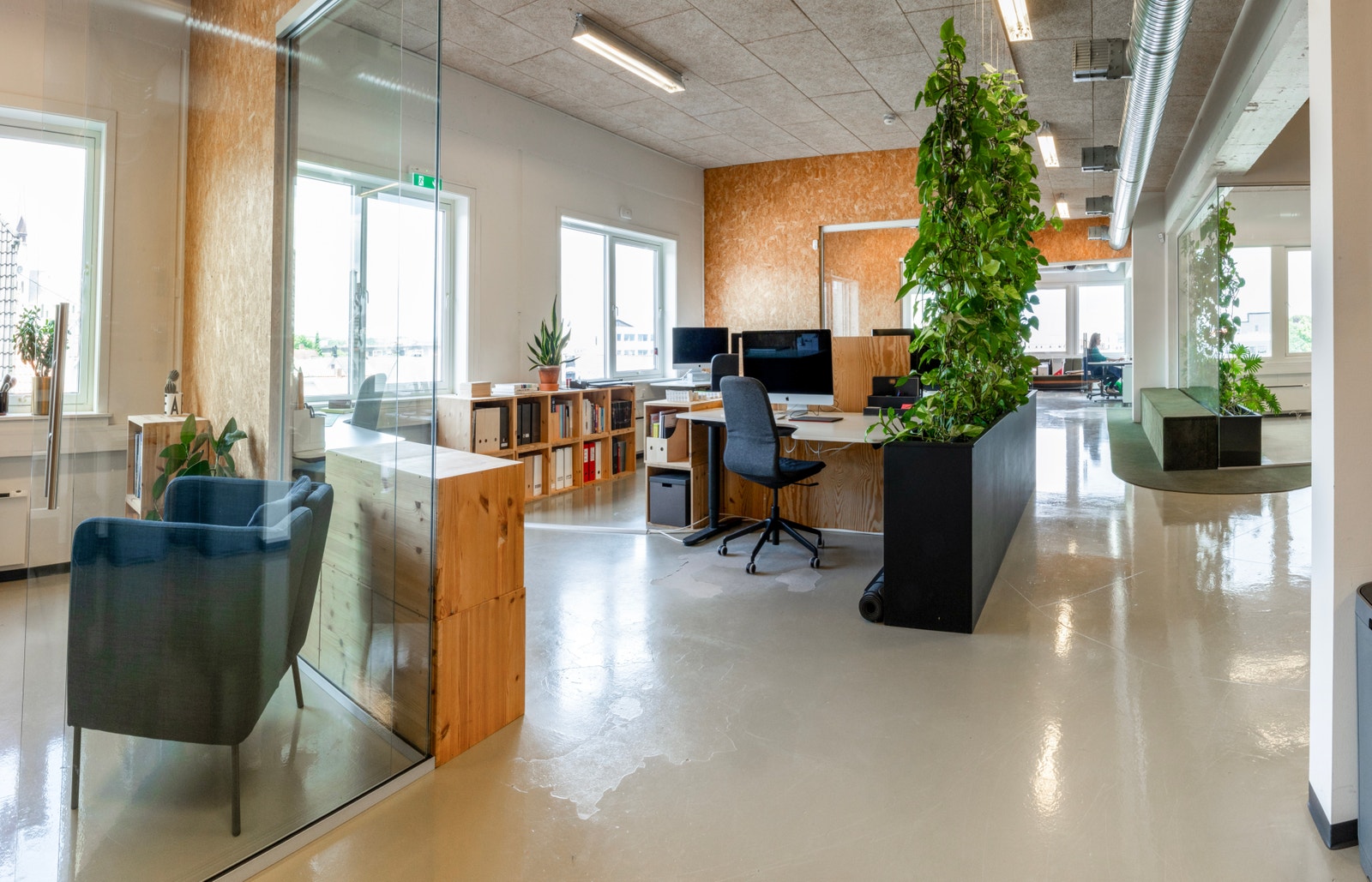 Kontorlandskap Galleribilde