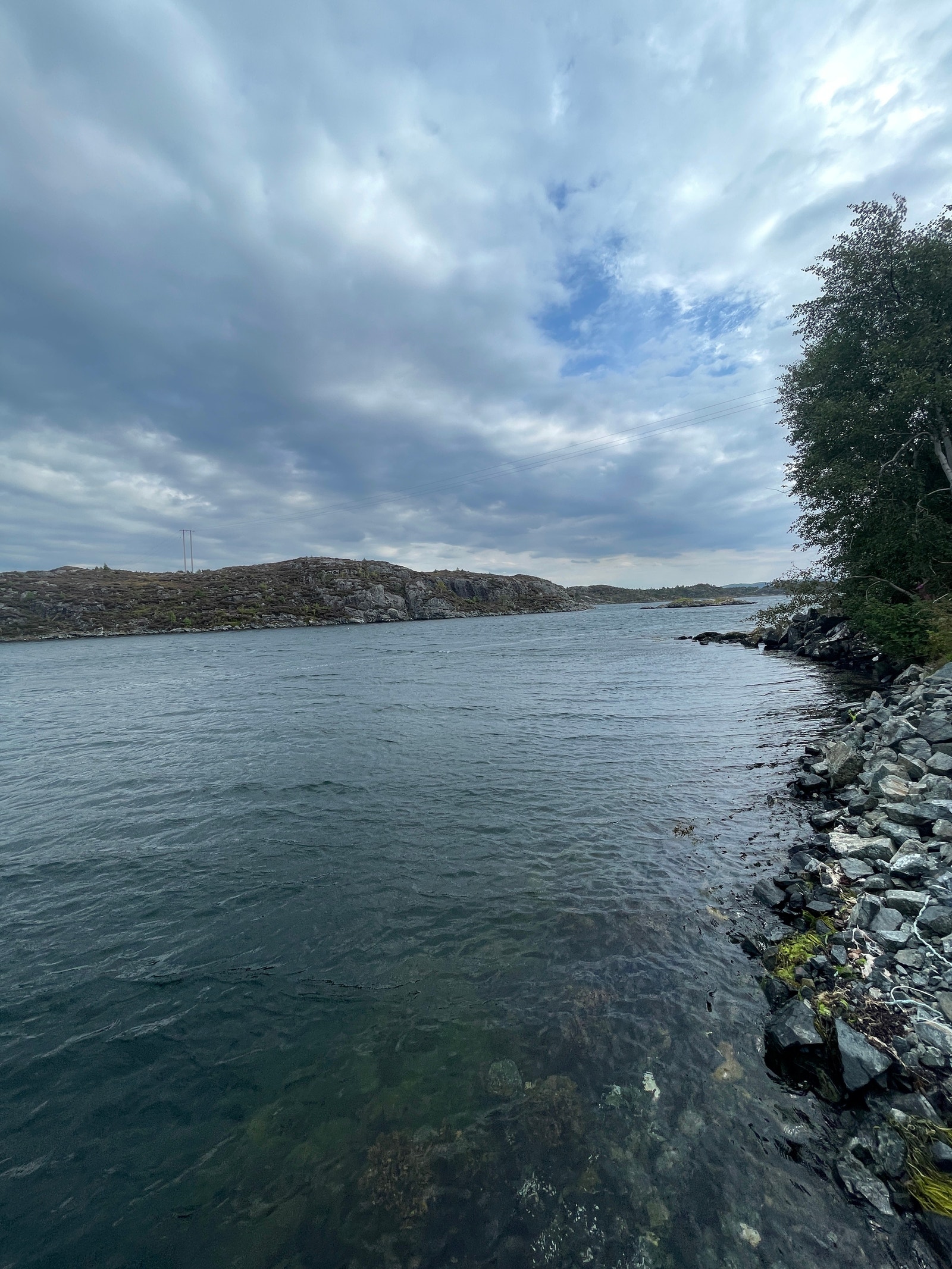 Utsikt frå nausttomt. Tomtene er ferdig planerte Galleribilde