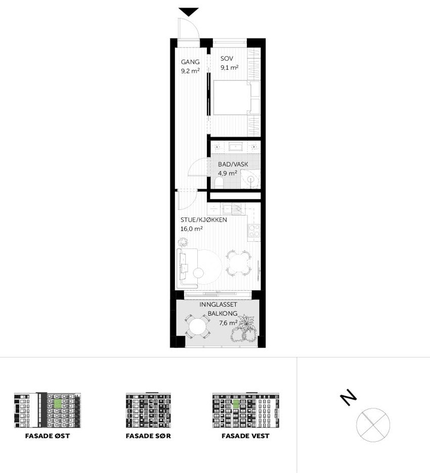 Plantegning - M507 Galleribilde