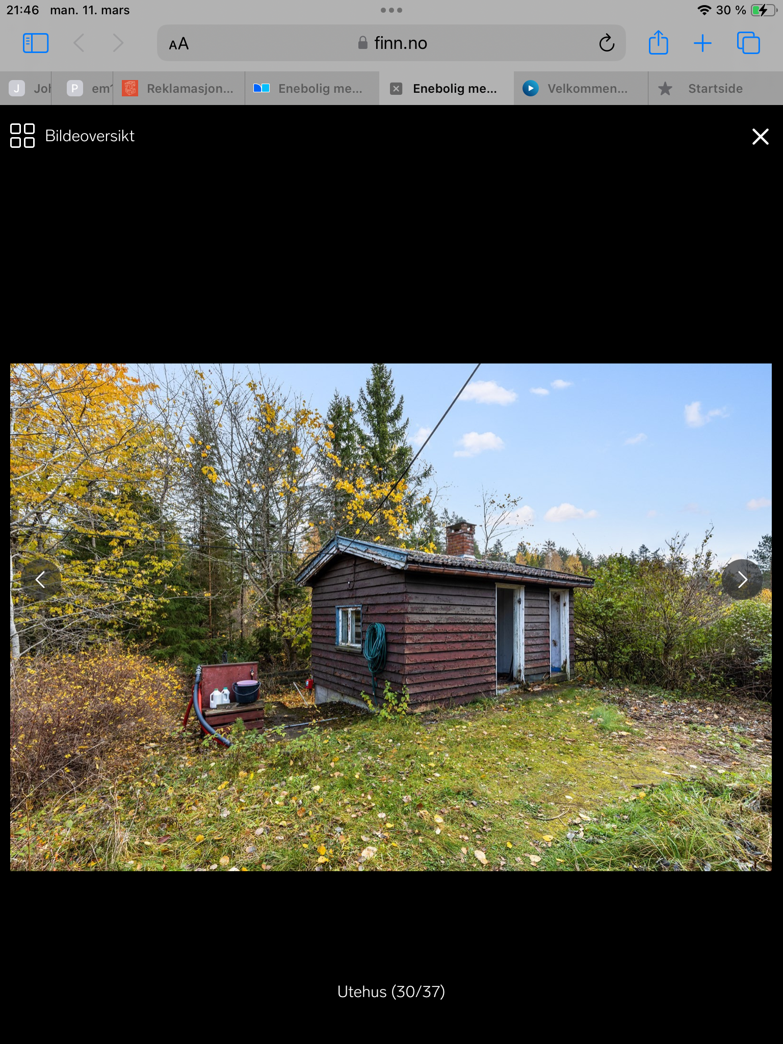 Delvis kondemnert uthus 2 Galleribilde