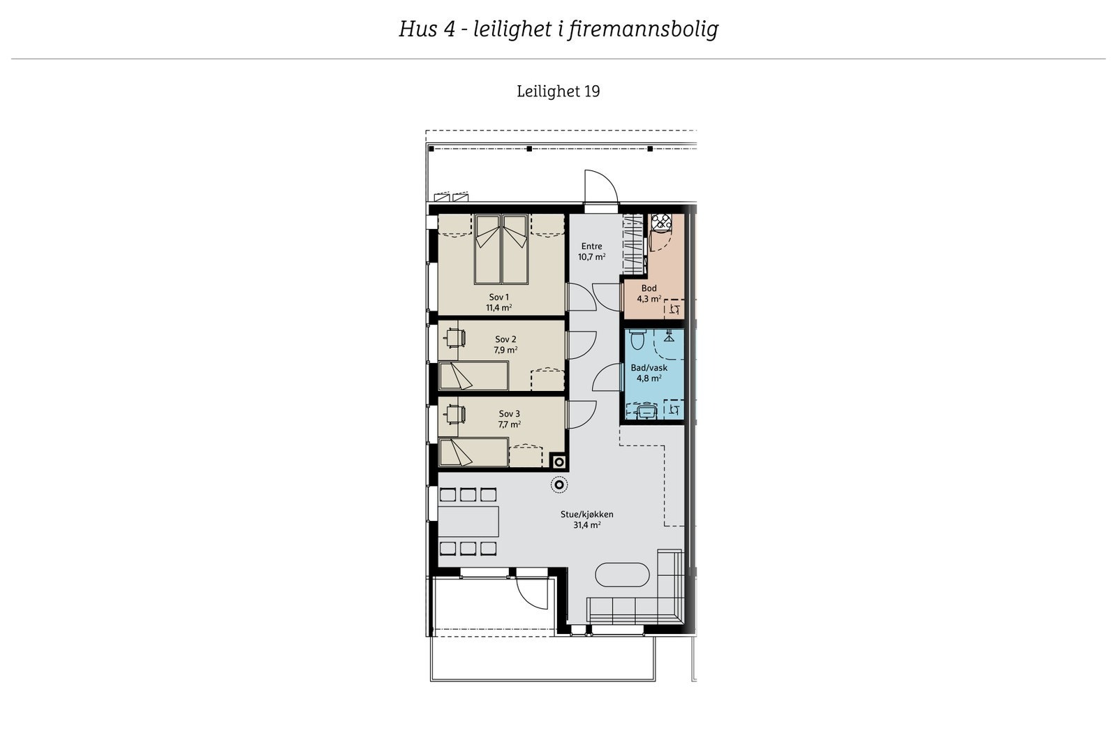 Plantegning leil.19 Galleribilde