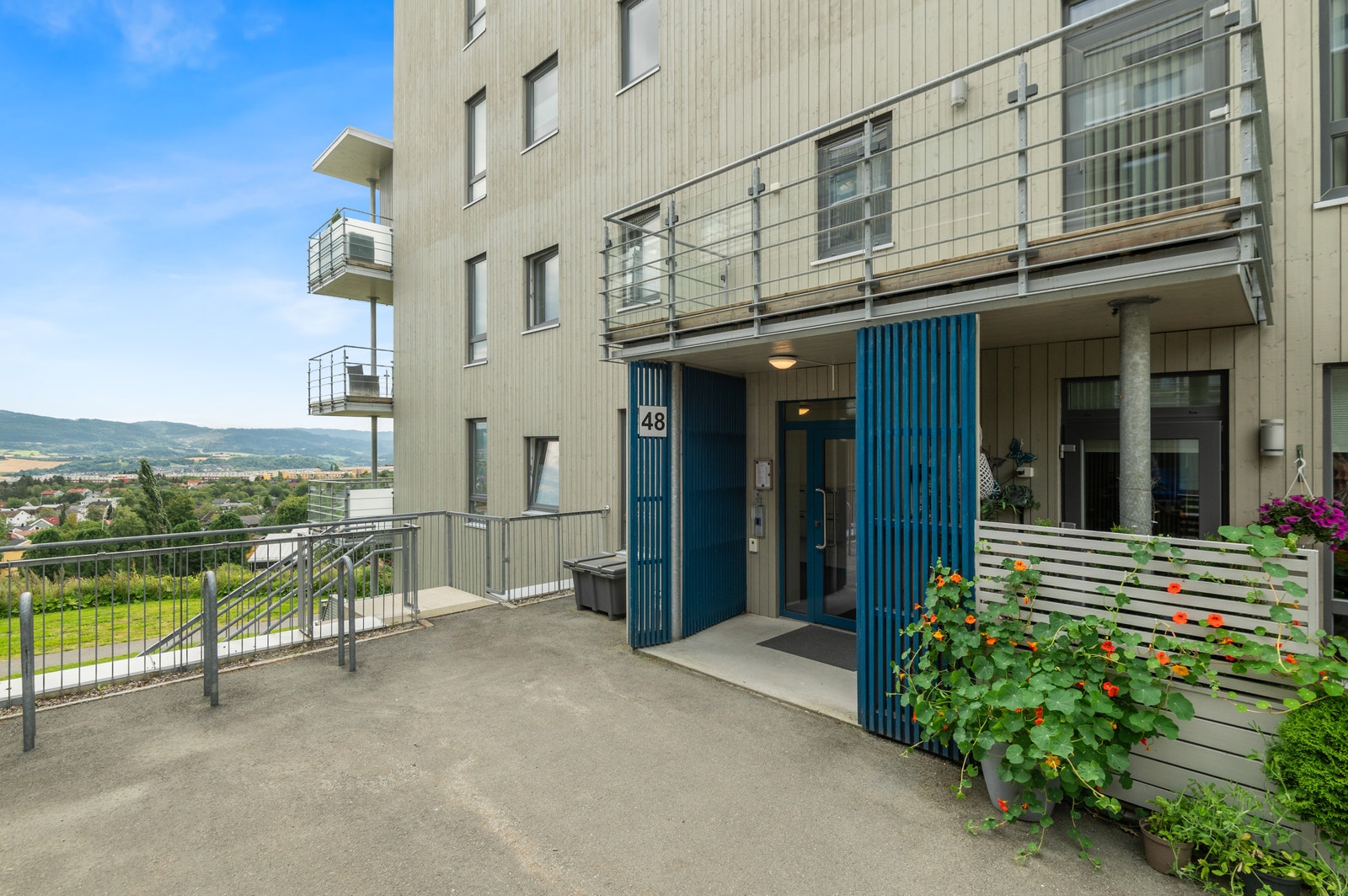 Trivelig inngangsparti Galleribilde