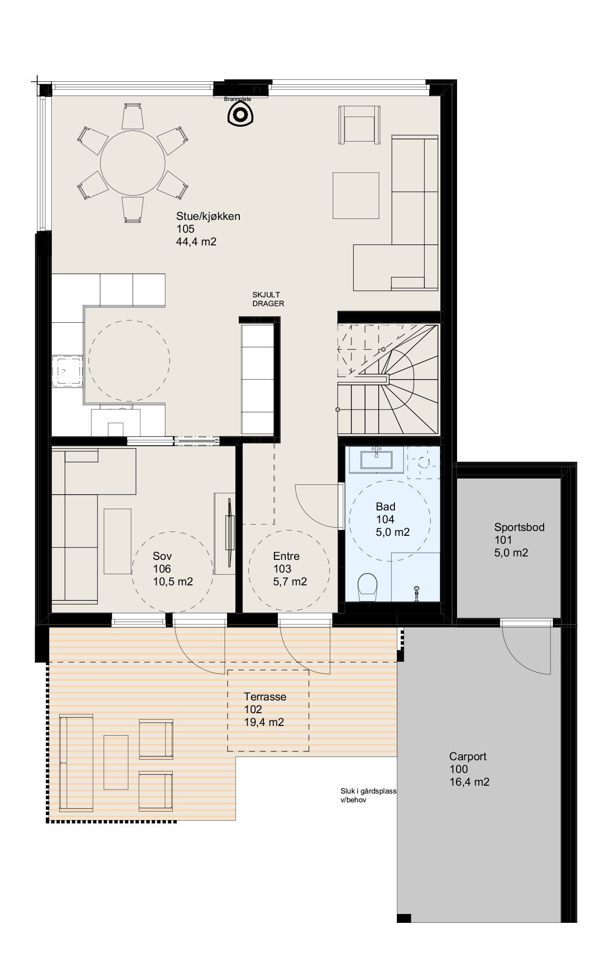 Første etasje Galleribilde