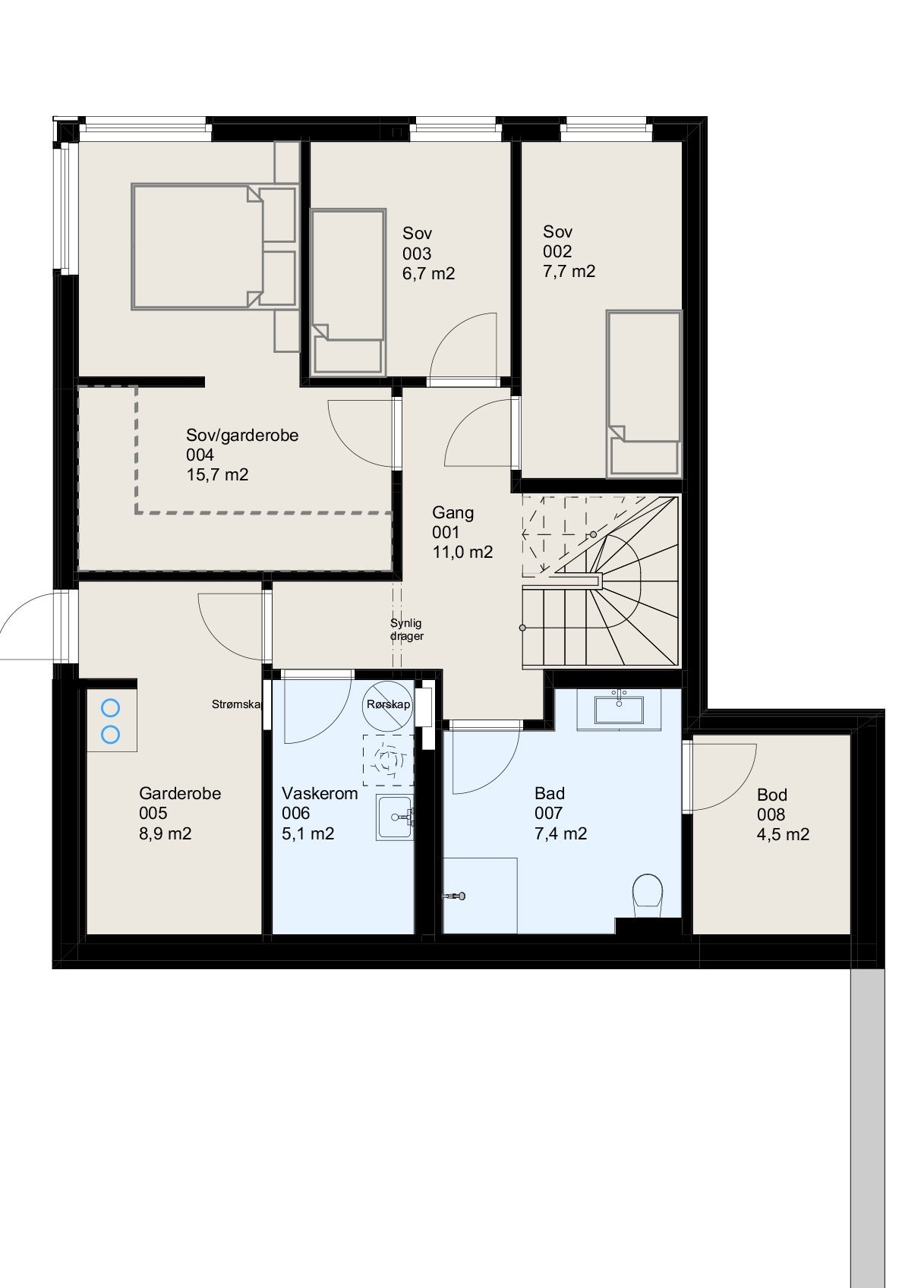 Sokkeletasje Galleribilde