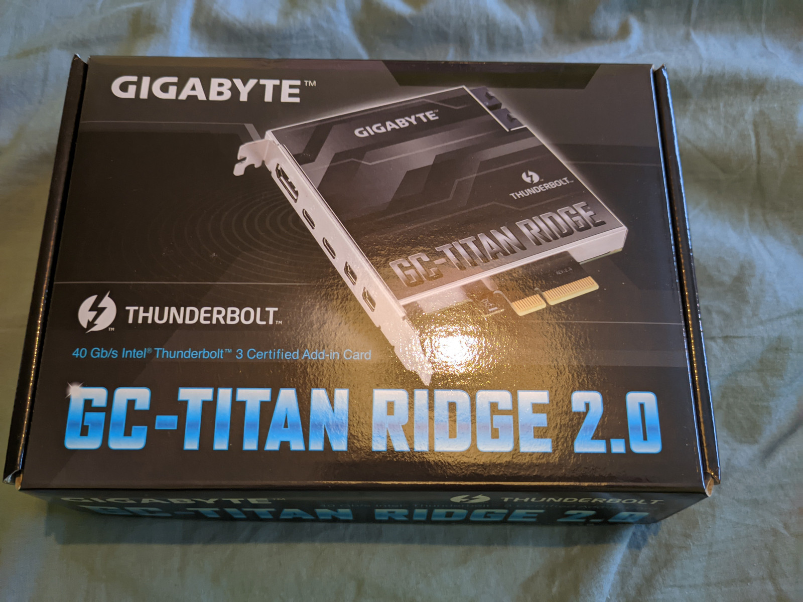 GIGABYTE GC-TITAN RIDGE 2.0 おち