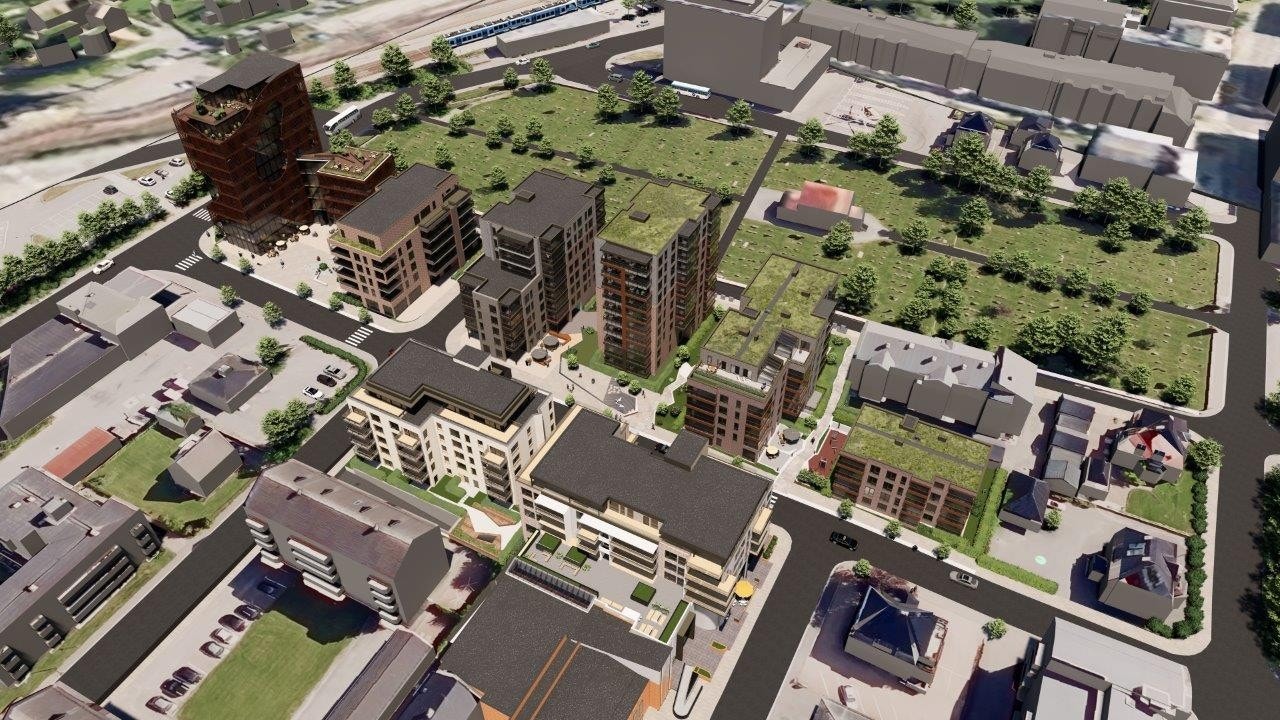 Oversiktsillustrasjon Galleribilde