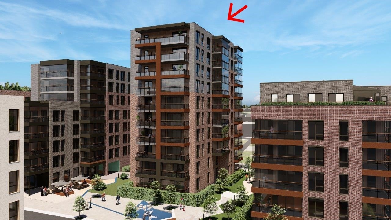 Sandefjord sentrum - 29 nye leiligheter under oppføring i Langes gate 10 Galleribilde