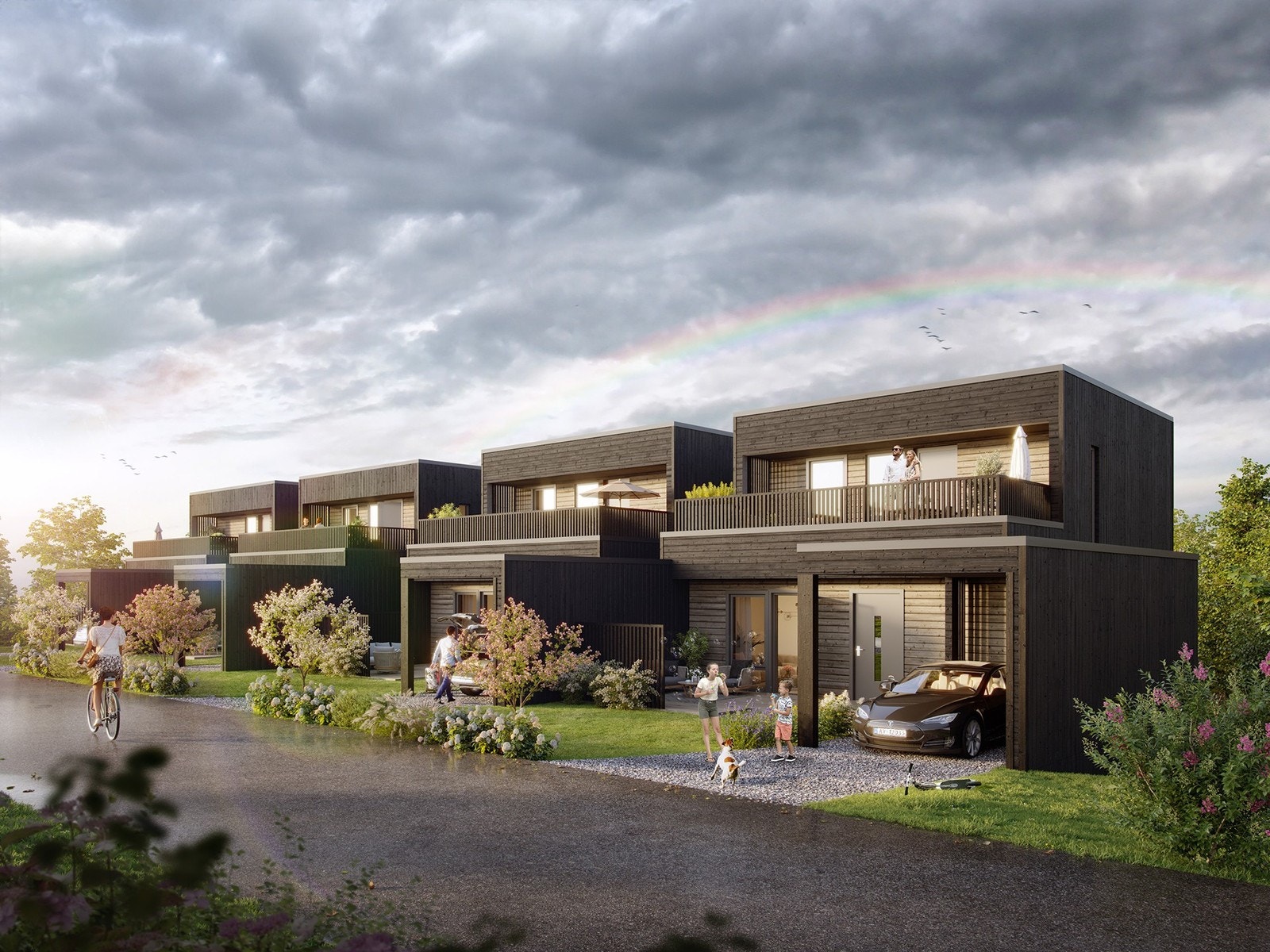 Fasade hage. Illustrasjoner er av illustrativ karakter og avvik kan forekomme Galleribilde