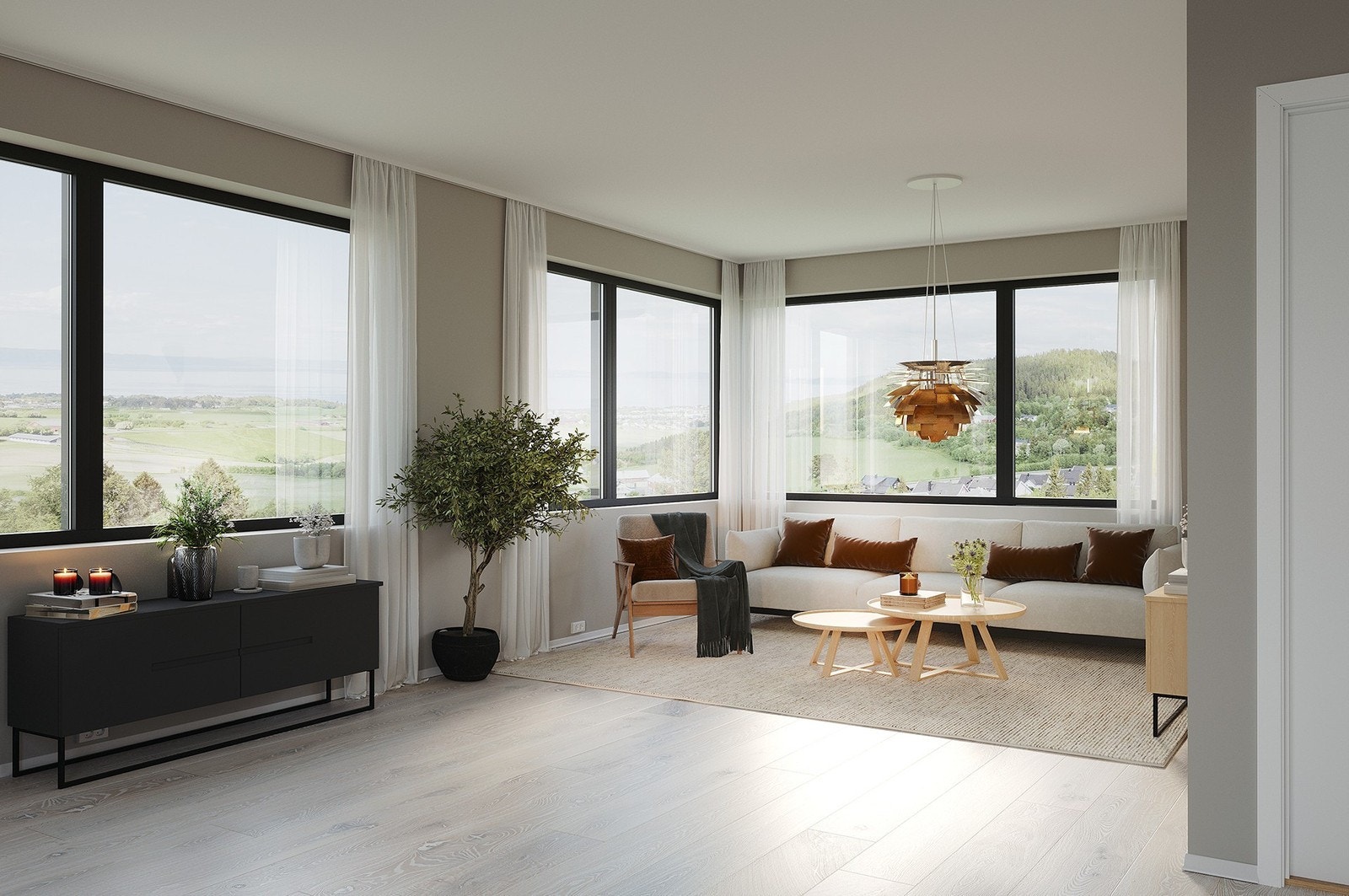 Stue. Illustrasjoner er av illustrativ karakter og avvik kan forekomme Galleribilde