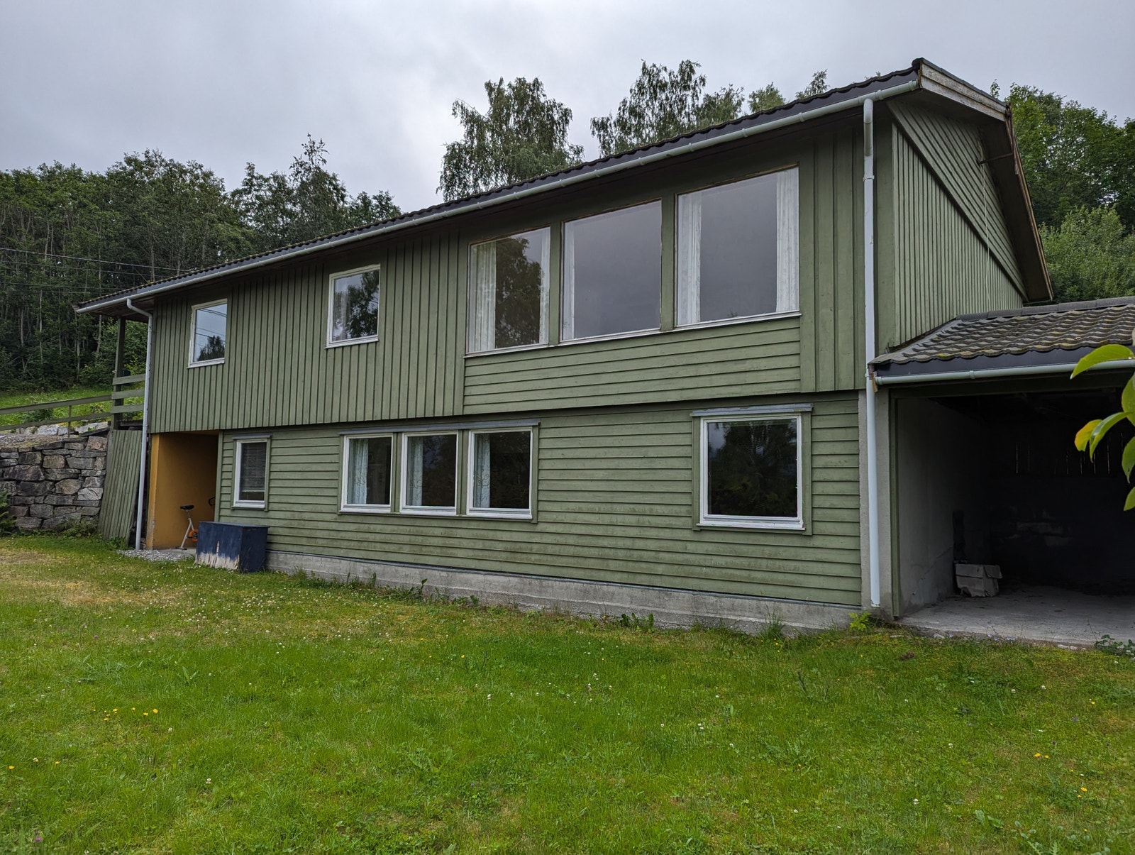 Fronten av huset Galleribilde