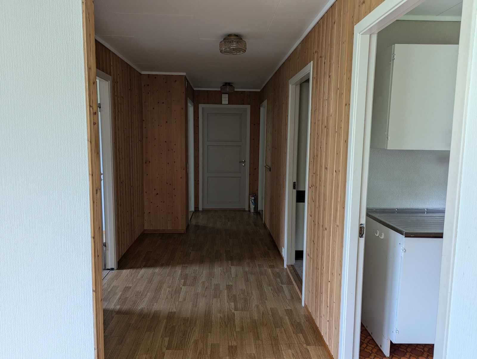 Hovedetg. - Gang, frå stova mot vindfanget Galleribilde