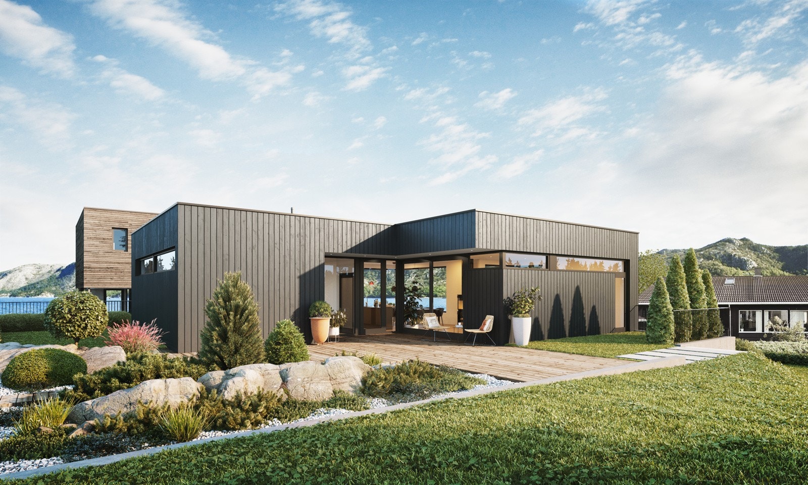 Moderne og lekker enebolig Galleribilde