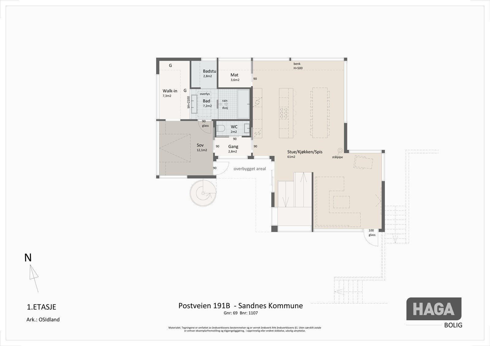 Planløsning 1.etasje Galleribilde