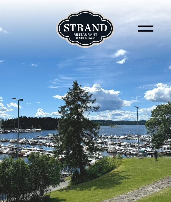 Nærområdet kan blant annet by på Strand restaurant Galleribilde