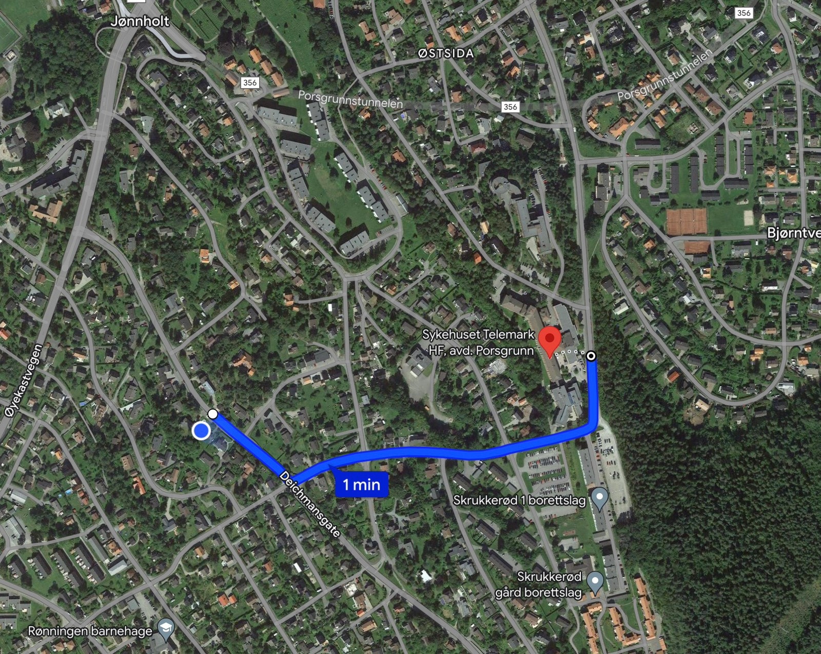 500 meter til sykehuset Galleribilde