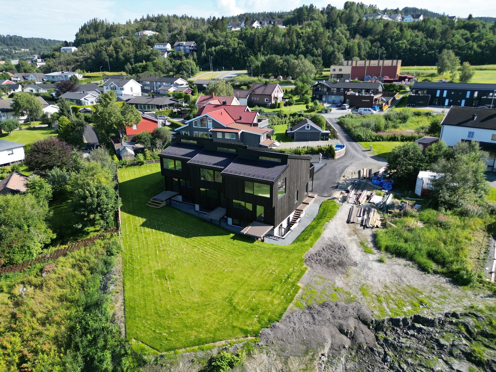 Alle boligen vil få seksjonerte uteareal. Galleribilde