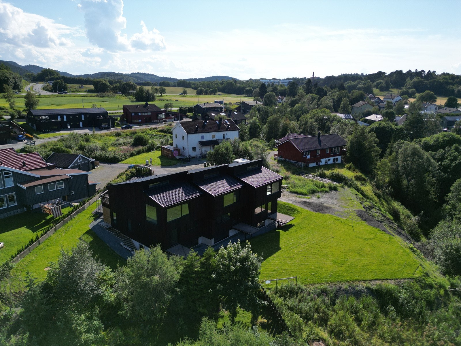 Pent opparbeidet uteområde Galleribilde