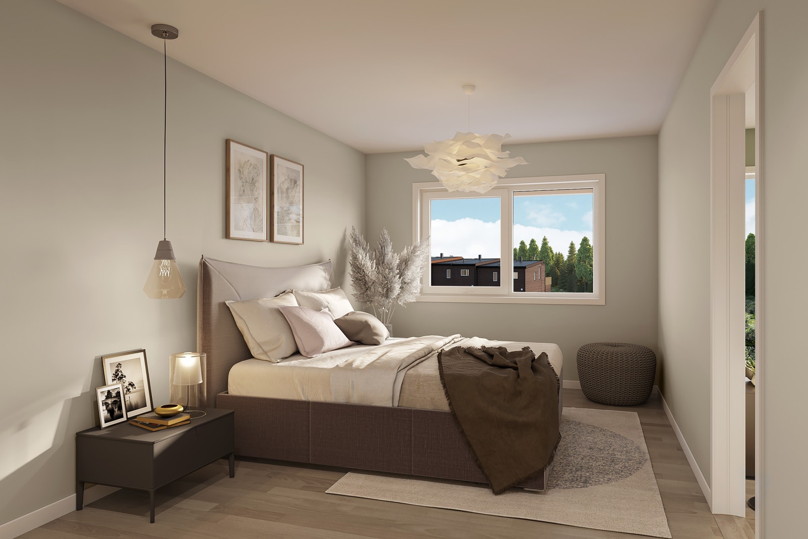 Illustrasjon: Hus 14 - I boligen er det 4 soverom Galleribilde