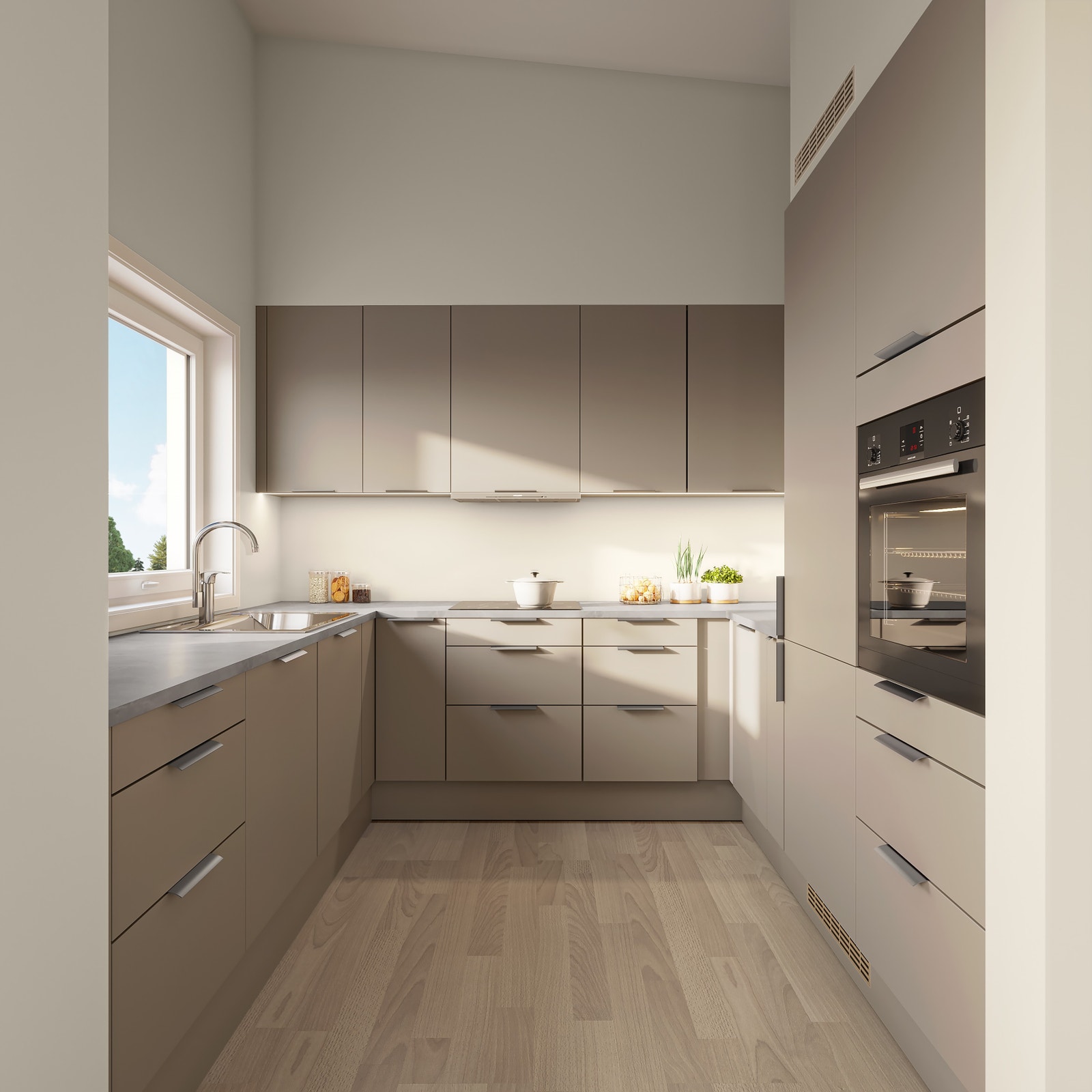 Illustrasjon: Hus 14 - Kjøkken fra HTH Galleribilde