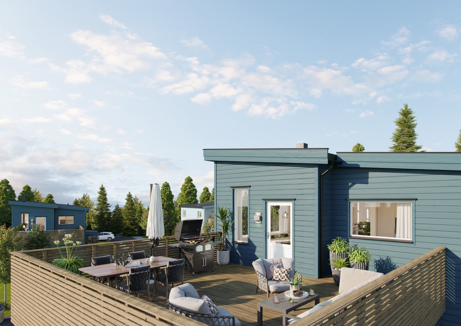 Illustrasjon: Hus 17, 20 og 21 er like Galleribilde