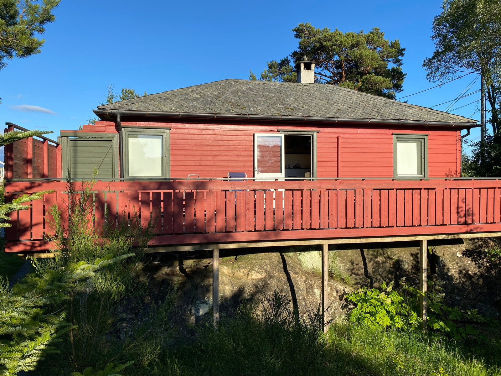 Terrasse mot vest Galleribilde