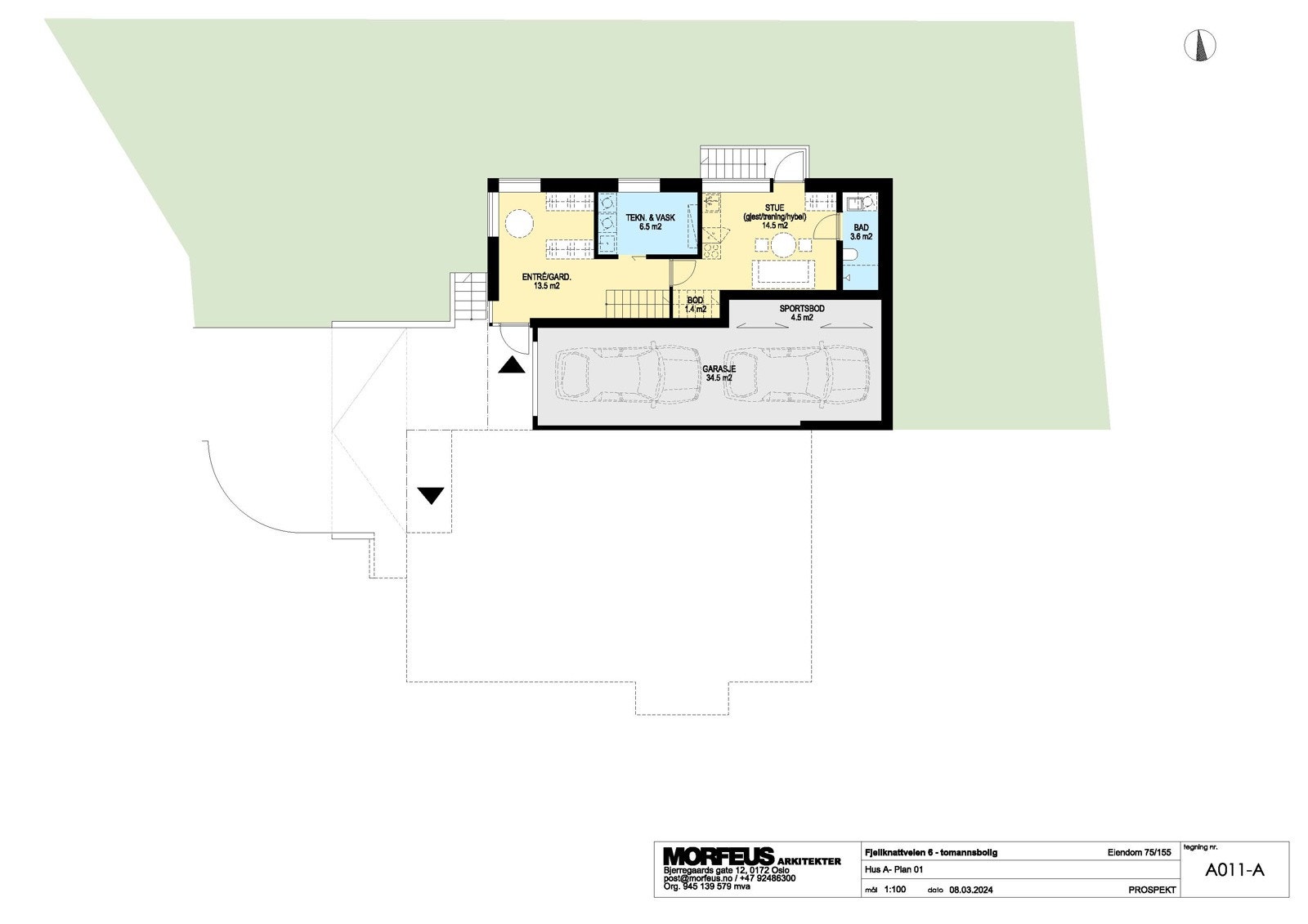 6 HUS A-PLAN 1. ETG Galleribilde