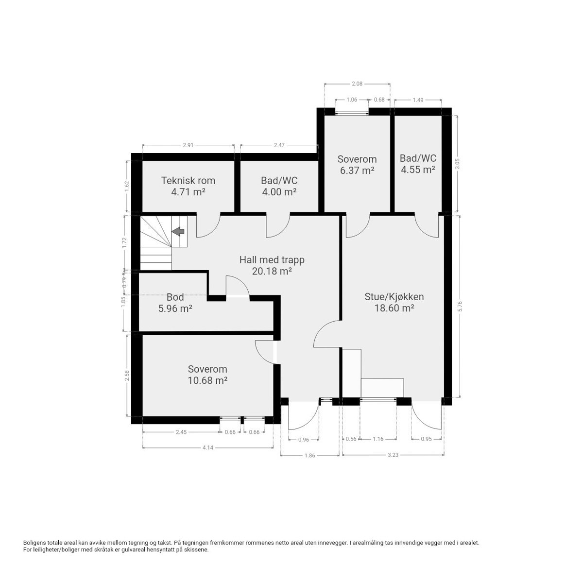 Framveien 8 B - underetasje Galleribilde