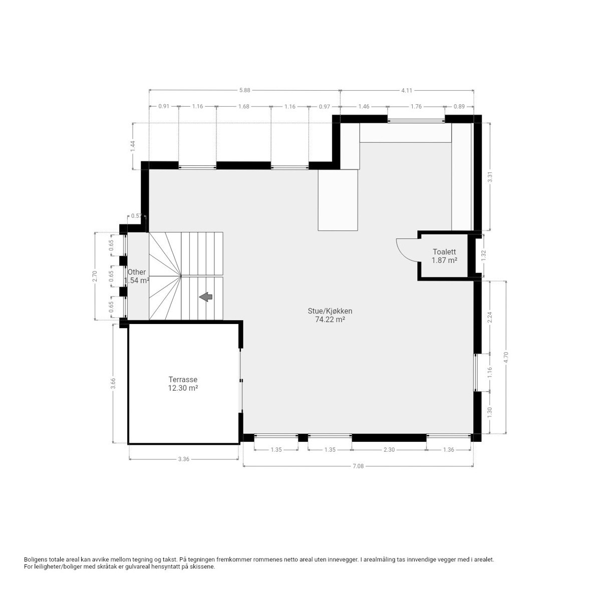 Framveien 8 B - 2.etasje Galleribilde