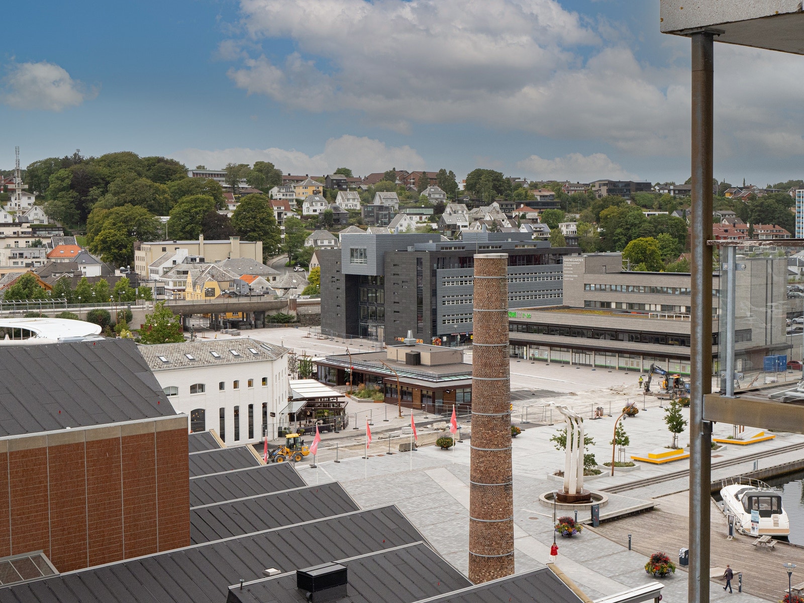 Utsikt fra balkongen Galleribilde