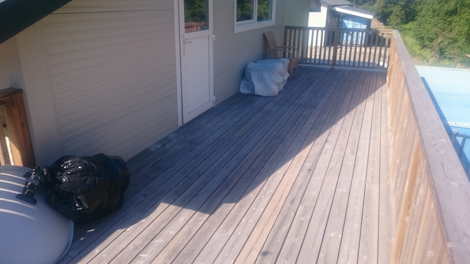 Stor terrasse Galleribilde