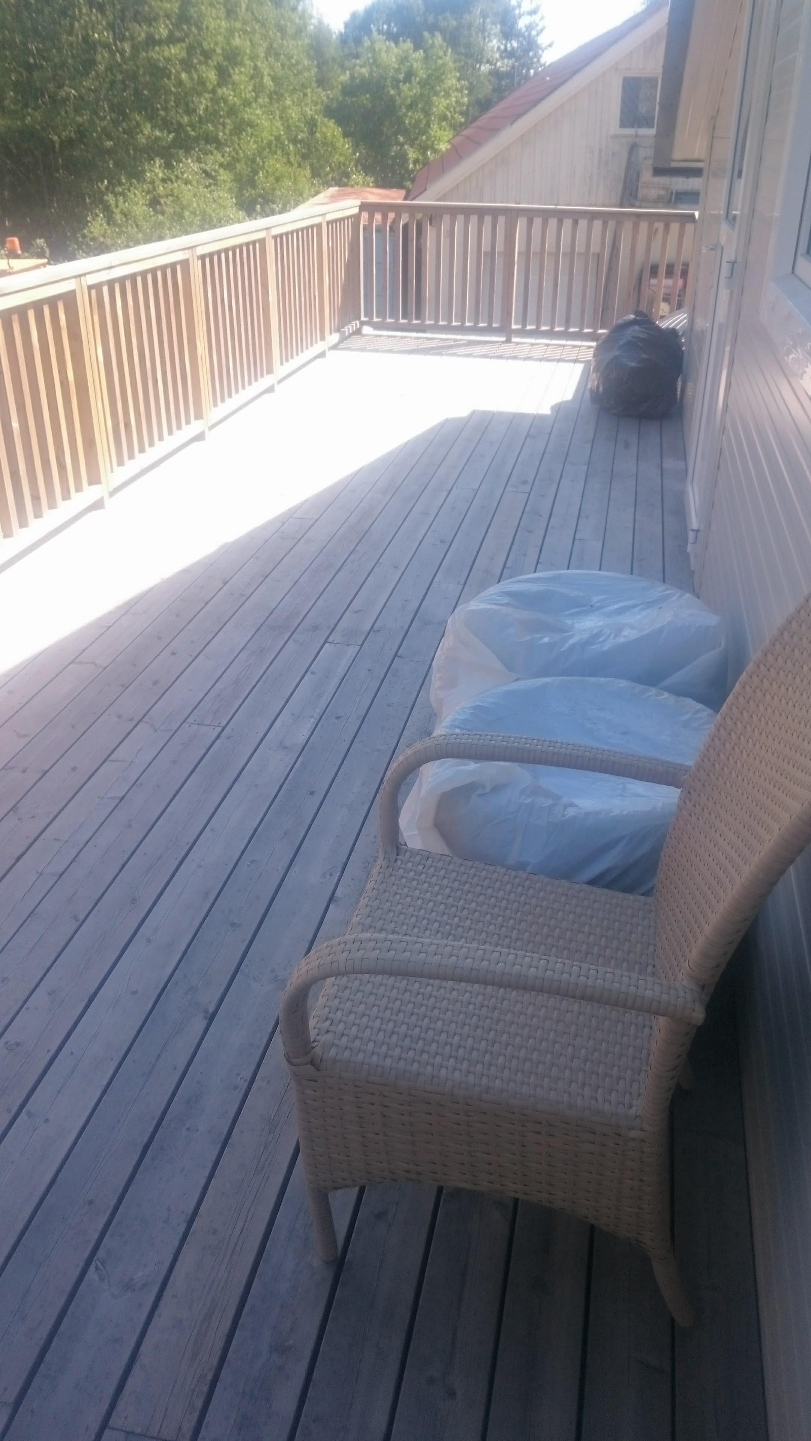 Stor terrasse Galleribilde