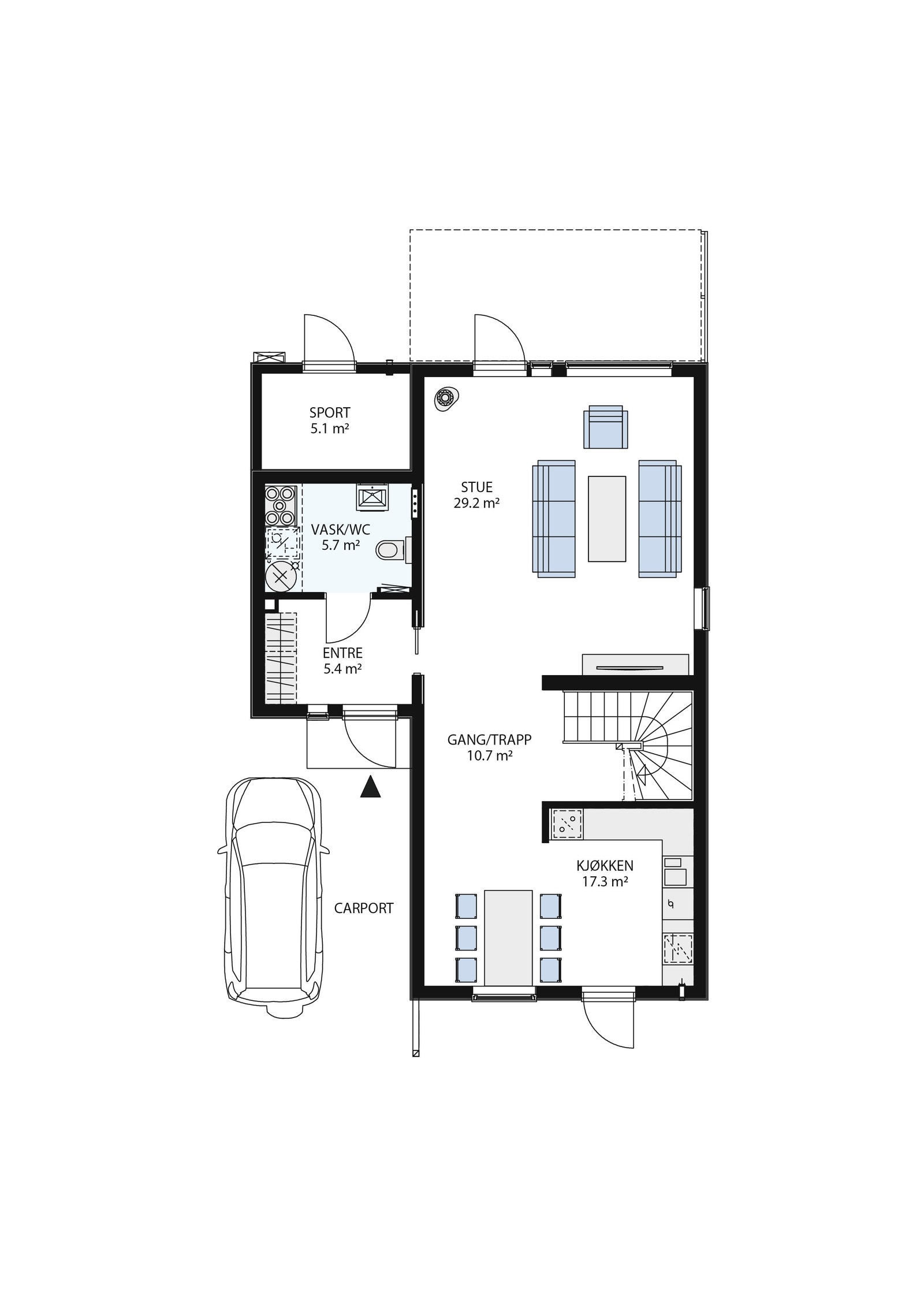 1. etasje Galleribilde