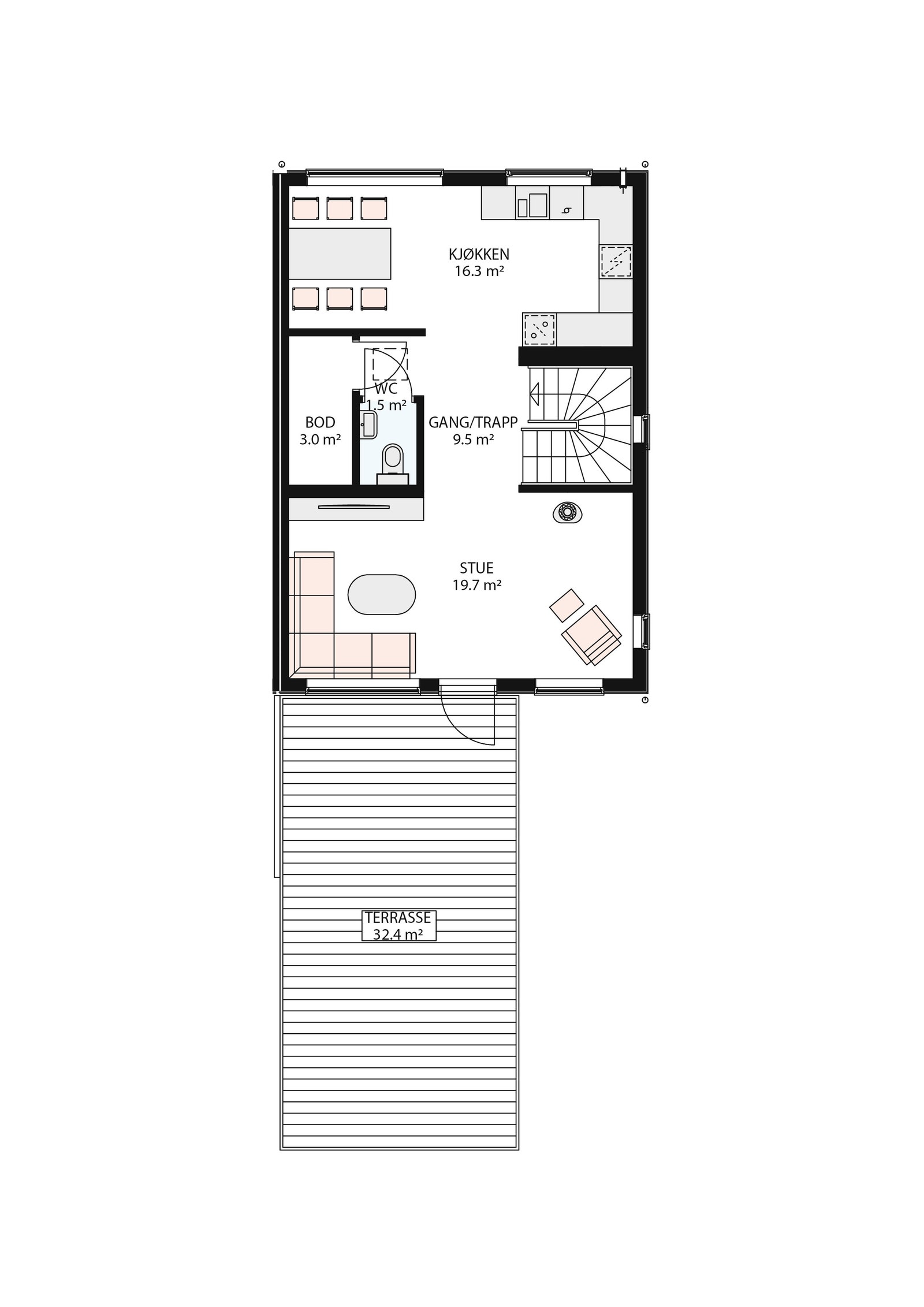 2. etasje Galleribilde