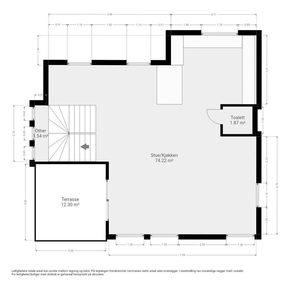 Framveien 8 C - 2nd Floor Galleribilde