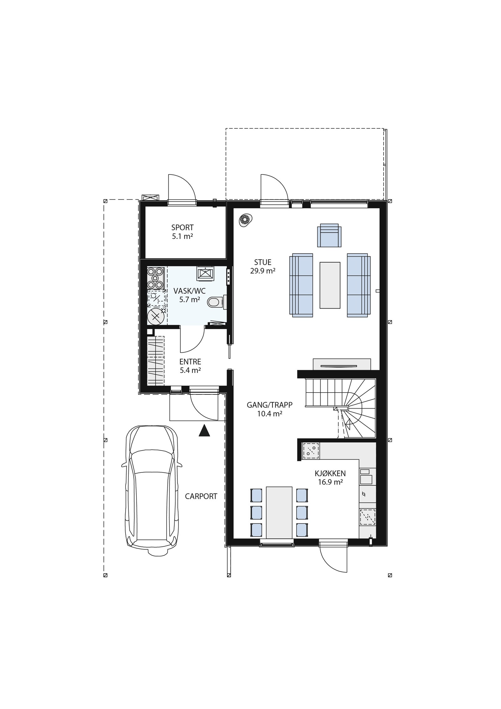 1. etasje Galleribilde