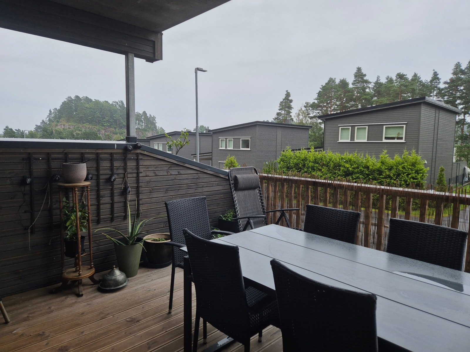 Stor terrasse Galleribilde