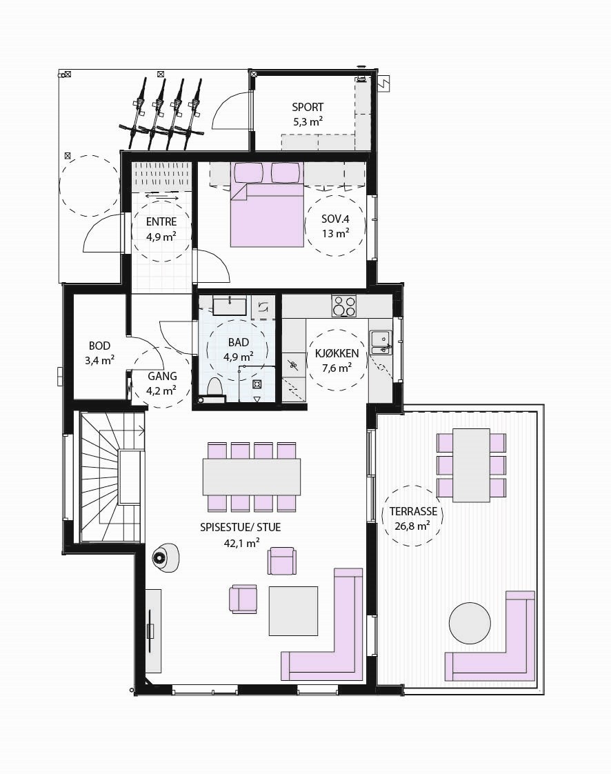 Plan 1 (hus 18) Galleribilde
