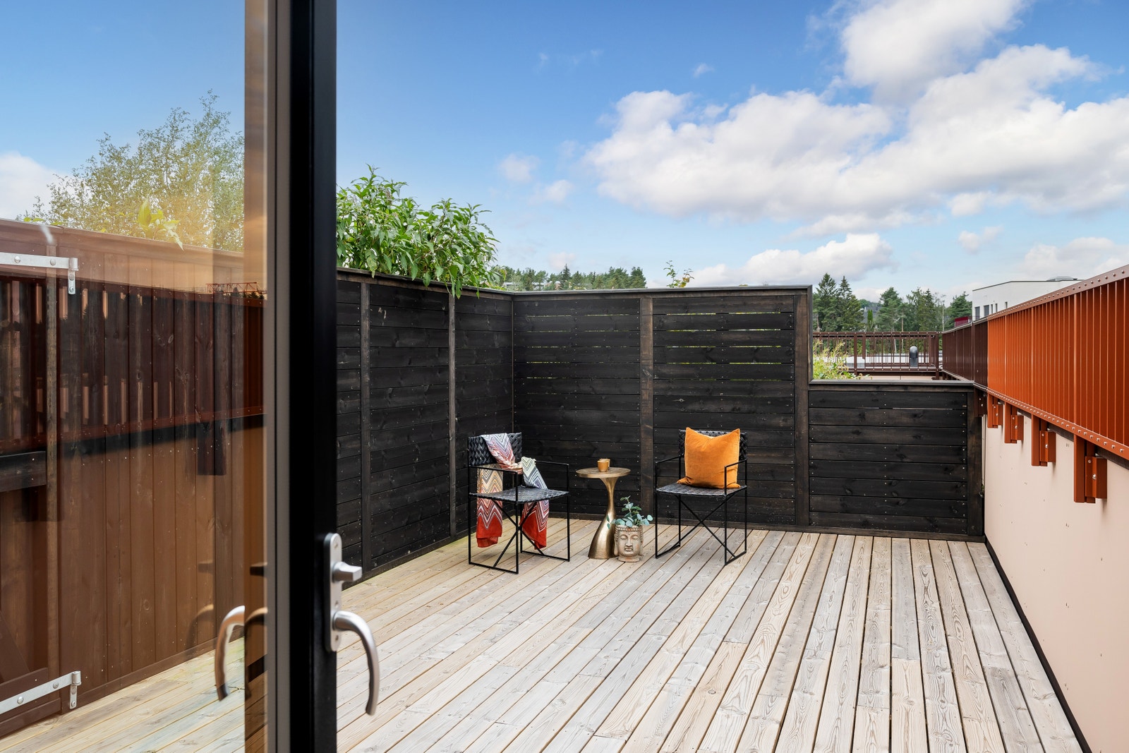 Privat takterrasse mot vest Galleribilde