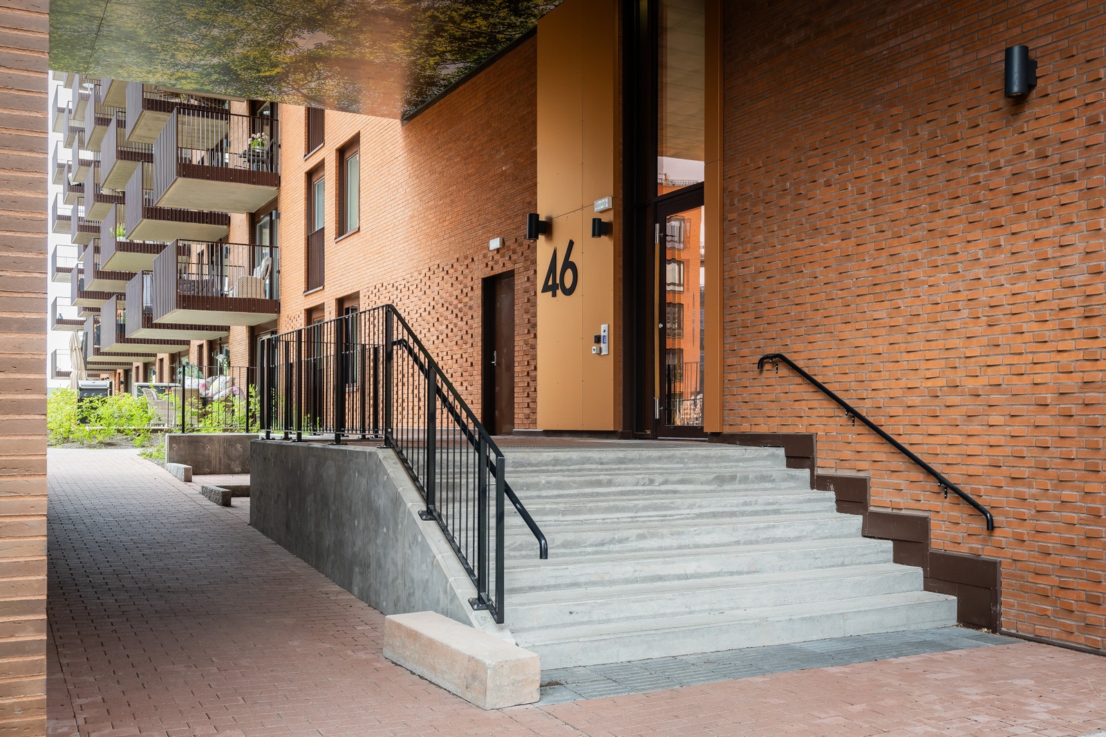 Pent inngangsparti Galleribilde