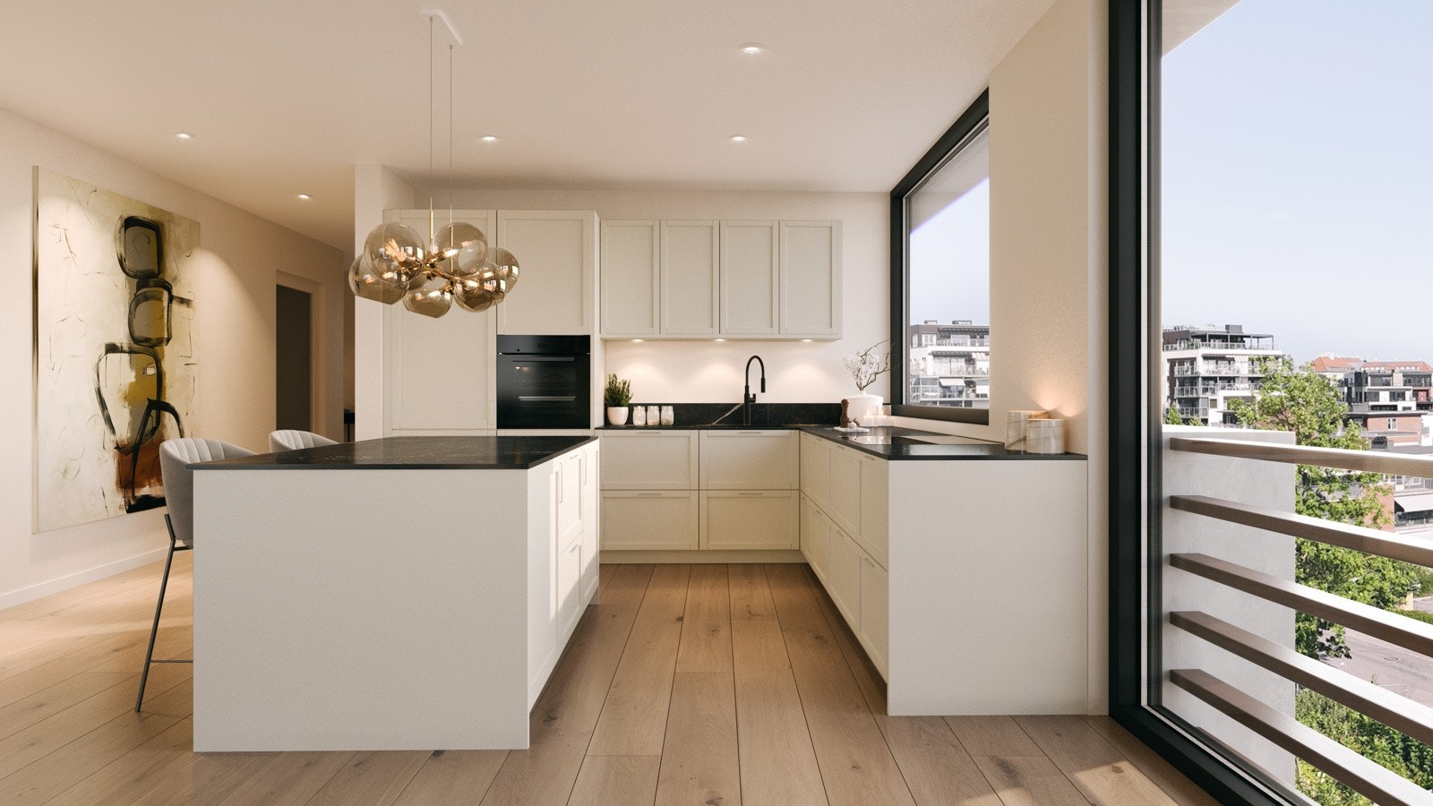 Det er muligheter for tilvalg på kjøkkenet. Illustrasjonene av kjøkkenet viser samme kjøkken med tre forskjellige fornter. Illustrasjon - avvik vil forekomme. Galleribilde