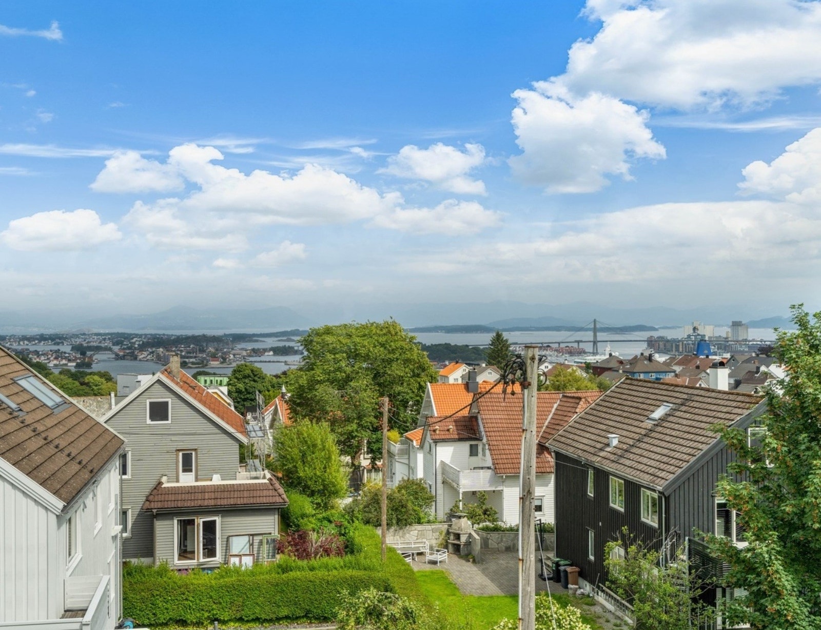 Nydelig utsikt over Stavanger Galleribilde
